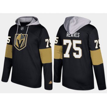 Adidas Vegas Golden Knights 75 Ryan Reaves Name And Number Black Hoodie