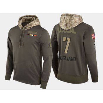 Nike Anaheim Ducks 7 Andrew Cogliano Olive Salute To Service Pullover Hoodie