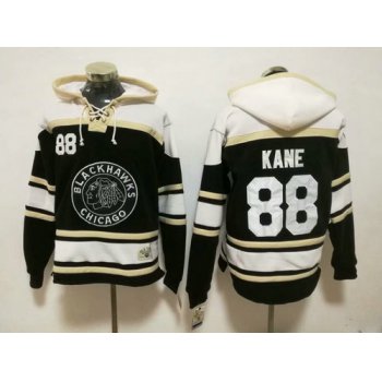 Chicago Blackhawks #88 Patrick Kane 2019 Winter Classic Authentic Black All Stitched Hoodie