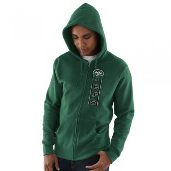 New York Jets Hook and Ladder Full-Zip Hoodie - Green