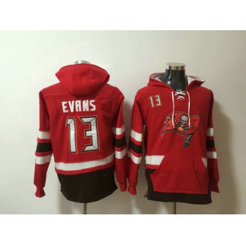 Nike Tampa Bay Buccaneers #13 Mike Evans Red Stitched Pullover Hoodie