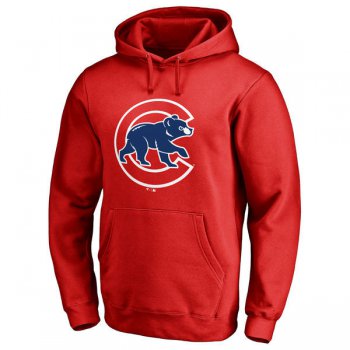 Chicago Cubs Scarlet Men's Pullover Hoodie 2