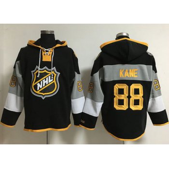 Blackhawks #88 Patrick Kane Black 2016 All Star NHL Hoodie