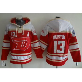 Men's Detroit Red Wings #13 Pavel Datsyuk 2016 Stadium Series Red Hoodie