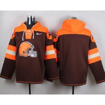 Men's Cleveland Browns Blank Brown Team Color 2014 NFL Nike Hoodie