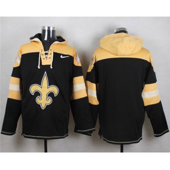 Men's New Orleans Saints Blank Black Team Color 2014 NFL Nike Hoodie