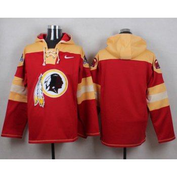 Men's Washington Redskins Blank Red Team Color 2014 NFL Nike Hoodie