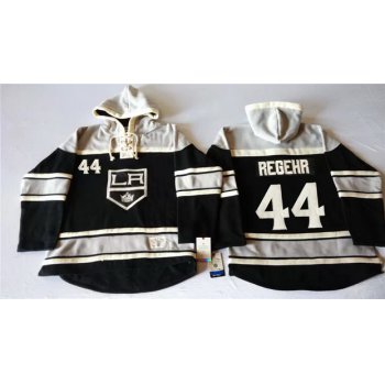 Old Time Hockey Los Angeles Kings #44 Robyn Regehr Black Hoodie