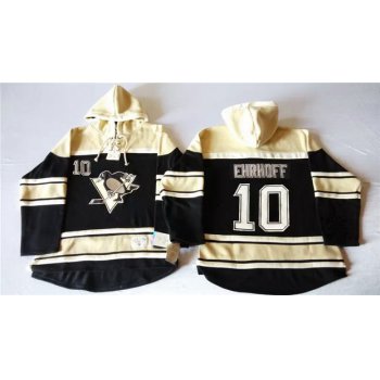 Old Time Hockey Pittsburgh Penguins #10 Christian Ehrhoff Black Hoodie