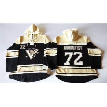 Old Time Hockey Pittsburgh Penguins #72 Patric Hornqvist Black Hoodie