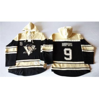 Old Time Hockey Pittsburgh Penguins #9 Pascal Dupuis Black Hoodie