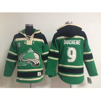 Old Time Hockey Colorado Avalanche #9 Matt Duchene Green Hoodie