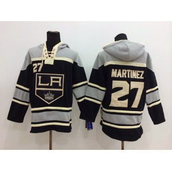 Old Time Hockey Los Angeles Kings #27 Alec Martinez Black Hoodie