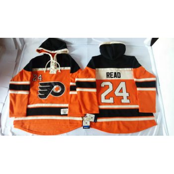 Old Time Hockey Philadelphia Flyers #24 Matt Read 2012 Winter Classic Orange Hoodie