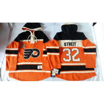 Old Time Hockey Philadelphia Flyers #32 Mark Streit 2012 Winter Classic Orange Hoodie