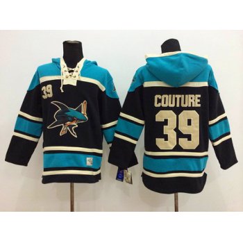 Old Time Hockey San Jose Sharks #39 Logan Couture Black Hoodie