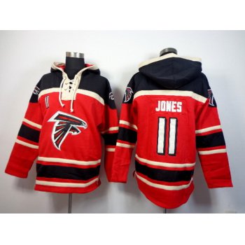 Atlanta Falcons #11 Julio Jones 2014 Red Hoodie