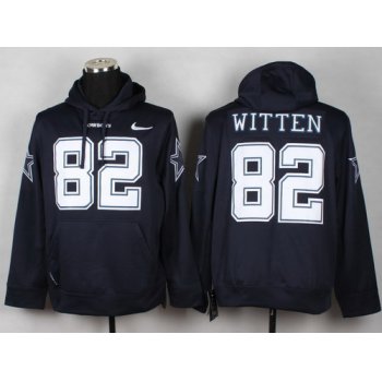 Nike Dallas Cowboys #82 Jason Witten Blue Hoodie