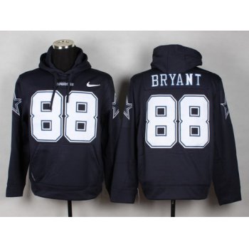 Nike Dallas Cowboys #88 Dez Bryant Blue Hoodie