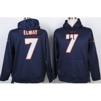 Nike Denver Broncos #7 John Elway Blue Hoodie