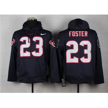 Nike Houston Texans #23 Arian Foster Blue Hoodie