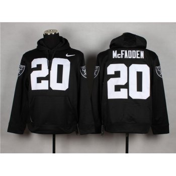 Nike Oakland Raiders #20 Darren McFadden Black Hoodie