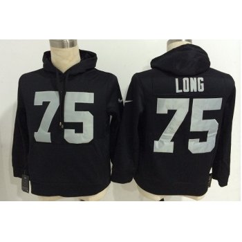 Nike Oakland Raiders #75 Howie Long Black Hoodie