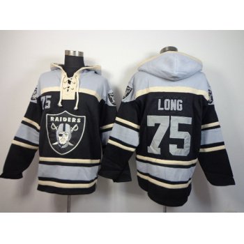 Oakland Raiders #75 Howie Long 2014 Black Hoodie