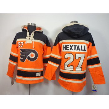 Old Time Hockey Philadelphia Flyers #27 Ron Hextall 2012 Winter Classic Orange Hoodie