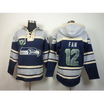 Seattle Seahawks #12 Fan 2014 Navy Blue Hoodie