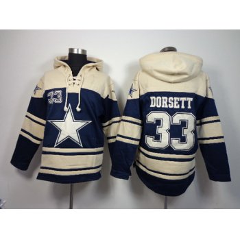 Dallas Cowboys #33 Tony Dorsett 2014 Blue Hoodie