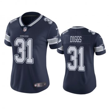 Women's Dallas Cowboys #31 Trevon Diggs Navy Vapor Untouchable Limited Jersey