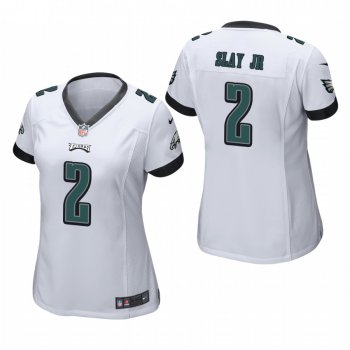 Women's Philadelphia Eagles #2 Darius Slay Jr. White Game Nike Jersey