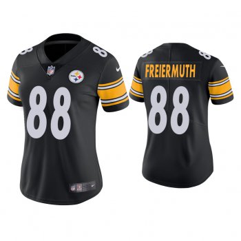 Women's Pittsburgh Steelers #88 Pat Freiermuth Vapor Limited Black Jersey