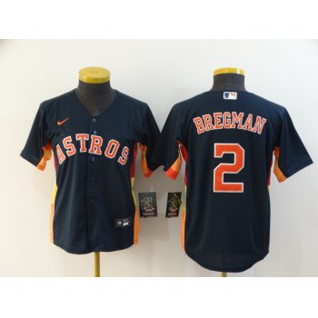 Women's Houston Astros #2 Alex Bregman Navy Blue Stitched MLB Cool Base Nike Jersey