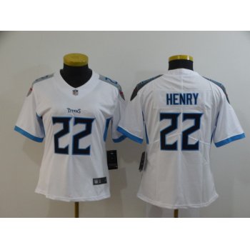 Women's Tennessee Titans #22 Derrick Henry White New 2018 Vapor Untouchable Limited Jersey