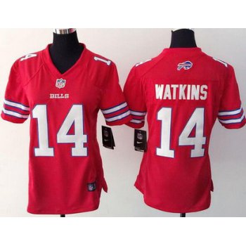 Women's Buffalo Bills #14 Sammy Watkins Nike Red Color Rush 2015 NFL Game Jersey