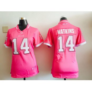 Women's Buffalo Bills #14 Sammy Watkins Pink Bubble Gum 2015 NFL Jersey