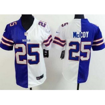 Women's Buffalo Bills #25 LeSean McCoy BlueWhite Two Tone Game Jersey