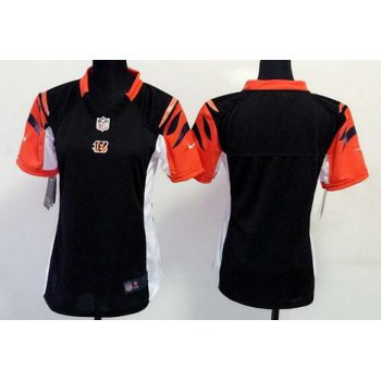 Women's Cincinnati Bengals Blank Black Alternate 2015 NFL Nike Game Jersey