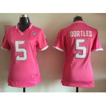 Women's Jacksonville Jaguars #5 Blake Bortles Pink Bubble Gum 2015 NFL Jersey