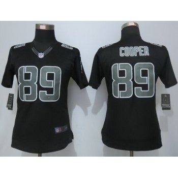 Women's Oakland Raiders #89 Amari Cooper Black Impact NFL Nike Limited Jersey