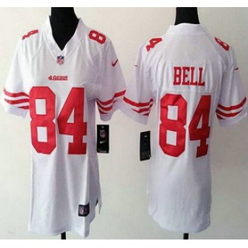 Women's San Francisco 49ers #84 Blake Bell Nike White Game Jersey