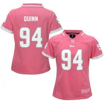 Women's St. Louis Rams #94 Robert Quinn Pink Bubble Gum 2015 NFL Jersey