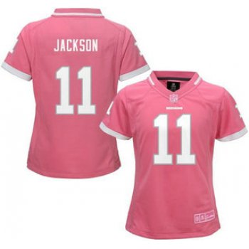 Women's Washington Redskins #11 DeSean Jackson Pink Bubble Gum 2015 NFL Jersey