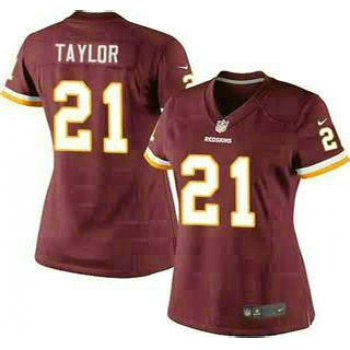 Women's Washington Redskins #21 Sean Taylor Red Retired Player NFL Nike Game Jersey