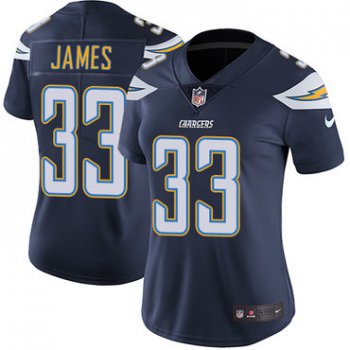 Nike Chargers #33 Derwin James Navy Blue Team Color Women's Stitched NFL Vapor Untouchable Limited Jersey