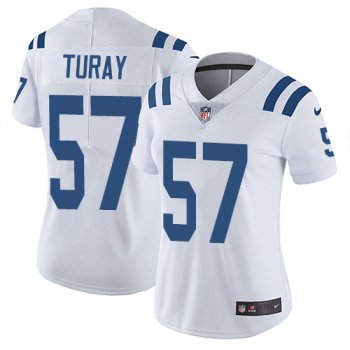 Nike Colts #57 Kemoko Turay White Women's Stitched NFL Vapor Untouchable Limited Jersey