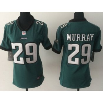 Nike Philadelphia Eagles #29 DeMarco Murray Dark Green Game Womens Jersey