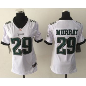 Nike Philadelphia Eagles #29 DeMarco Murray White Game Womens Jersey